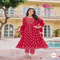 Devi Jasmine Vol-5 Wholesale Naira Cut Exclusive Ready Made Stitch Dresses