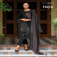 haya by kilory trendz foil printed viscose 3pcs ladies suits