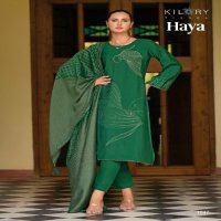 haya by kilory trendz foil printed viscose 3pcs ladies suits