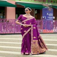 rajpath honey bee satin handwoven party wear saree for women