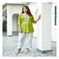 bonie aisha vol 2 amazing work readymade rayon short top wholesaler