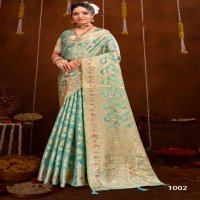 Saroj Raymond Saroski Silk Vol-1 Wholesale Soft Organza Ethnic Sarees