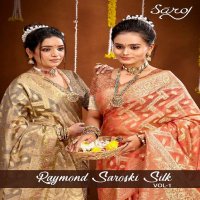 Saroj Raymond Saroski Silk Vol-1 Wholesale Soft Organza Ethnic Sarees