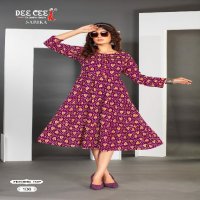 Dee Cee Sarika Wholesale Three Layered Long Feeding Kurtis