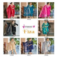 Mystic 9 Fiza Vol-1 Wholesale Banglore Silk Straight Top With Pant And Dupatta