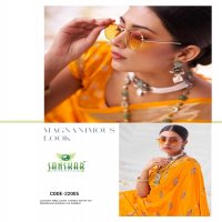 sanskar tex prints celebrate art cotton stylish colour saree collection