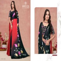 veera vol 5 by shreshtha concepts beautiful colour satin women saree