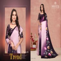 veera vol 5 by shreshtha concepts beautiful colour satin women saree