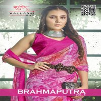 brahmaputra vol 5 by vallabhi casual wear georgette saree