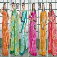 brahmaputra vol 5 by vallabhi casual wear georgette saree