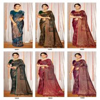 bunawat aradhya satan silk fabric festival wear wholesale sarees