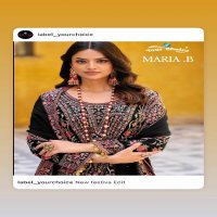 maria b by your choice pure chinon fullstitch Indian Pakistani dress