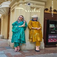 Kilory Prada Wholesale Pure Muslin Silk With Handwork Salwar Suits