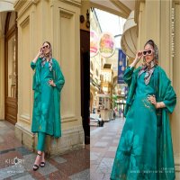 Kilory Prada Wholesale Pure Muslin Silk With Handwork Salwar Suits