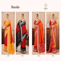 sheesha by shubh shree beautiful look silk women saree