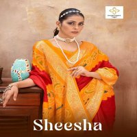 sheesha by shubh shree beautiful look silk women saree