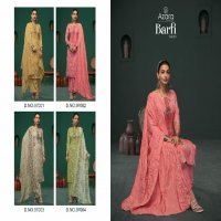 barfi vol 3 by azara radhika fashion cotton print embroidery work unstitch 3pcs dress