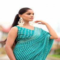 amrita vol 2 by kashvi dull moss attractive saree for women