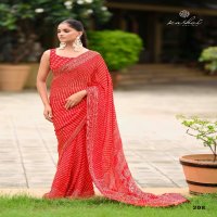 amrita vol 2 by kashvi dull moss attractive saree for women