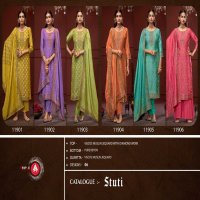 stuti by triple aaa muslin jacquard designer modern unstitch salwar kameez