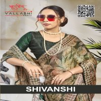 Vallabhi Shivanshi Wholesale Chiffon Fabrics Ethnic Sarees