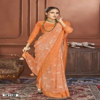 Ikshita vol 12 by vallabhi prints georgette comfortable saree