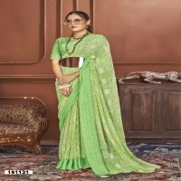 Ikshita vol 12 by vallabhi prints georgette comfortable saree