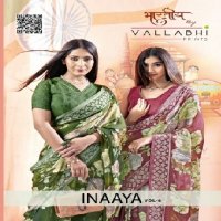 Vallabhi Inaaya Vol-6 wholesale Brasso Fabrics Indian Sarees