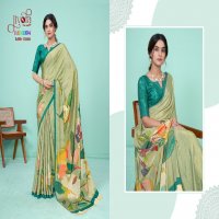 Jivora Rainbow Wholesale Soft Crape With Modern Digital Prints Sarees