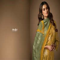 Omtex Sayuri Wholesale Daisy Silk With Embroidery Lace Work Suits