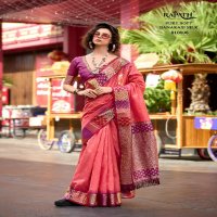 Rajpath Rangoli Art Wholesale Pure Banarasi Silk With Border Sarees