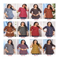 Laado Zara Vol-4 Fancy Short Tops Kurtis