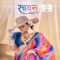 sawan by shubh shree colourful weightless women saree