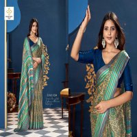 hazel by shubh shree pashmina silk print saree online