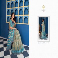 hazel by shubh shree pashmina silk print saree online