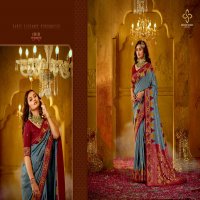 shubh shree heera mandi tussar silk fancy saree online