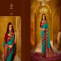 shubh shree heera mandi tussar silk fancy saree online