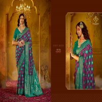 shubh shree heera mandi tussar silk fancy saree online