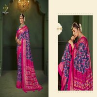 kasak patola by shubh shree tussar silk fancy saree