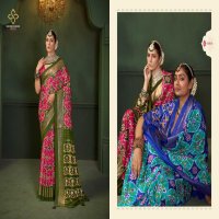 kasak patola by shubh shree tussar silk fancy saree