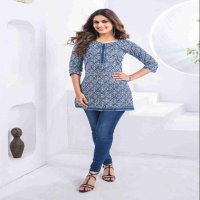 crystal vol 3 by mayur creation print readymade big size girls tops