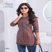 crystal vol 3 by mayur creation print readymade big size girls tops