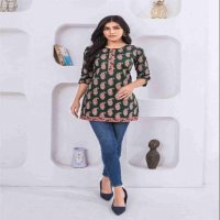 crystal vol 3 by mayur creation print readymade big size girls tops