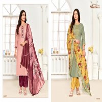 paarul by vishnu adorable linen fancy dress material exports