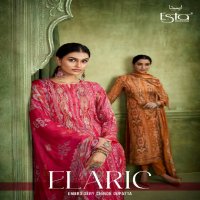 esta designs elaric attractive look muslin silk handwork pakistani dress material