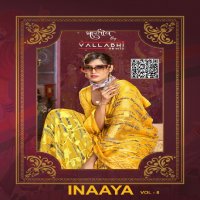 Vallabhi Inaaya Vol-8 wholesale Brasso Fabrics Indian Sarees