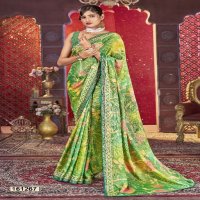 Vallabhi Nazma Vol-3 Wholesale Brasso Fabrics Ethnic Sarees