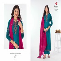 Tanishk Royal Silk Vol-16 Wholesale Pure French Jacquard Silk With Work Dress Material