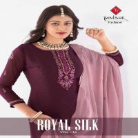 Tanishk Royal Silk Vol-16 Wholesale Pure French Jacquard Silk With Work Dress Material