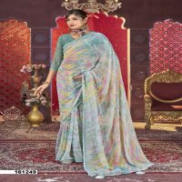 Vallabhi Manasvi Vol-12 Wholesale Georgette Fabrics Ethnic Indian Sarees